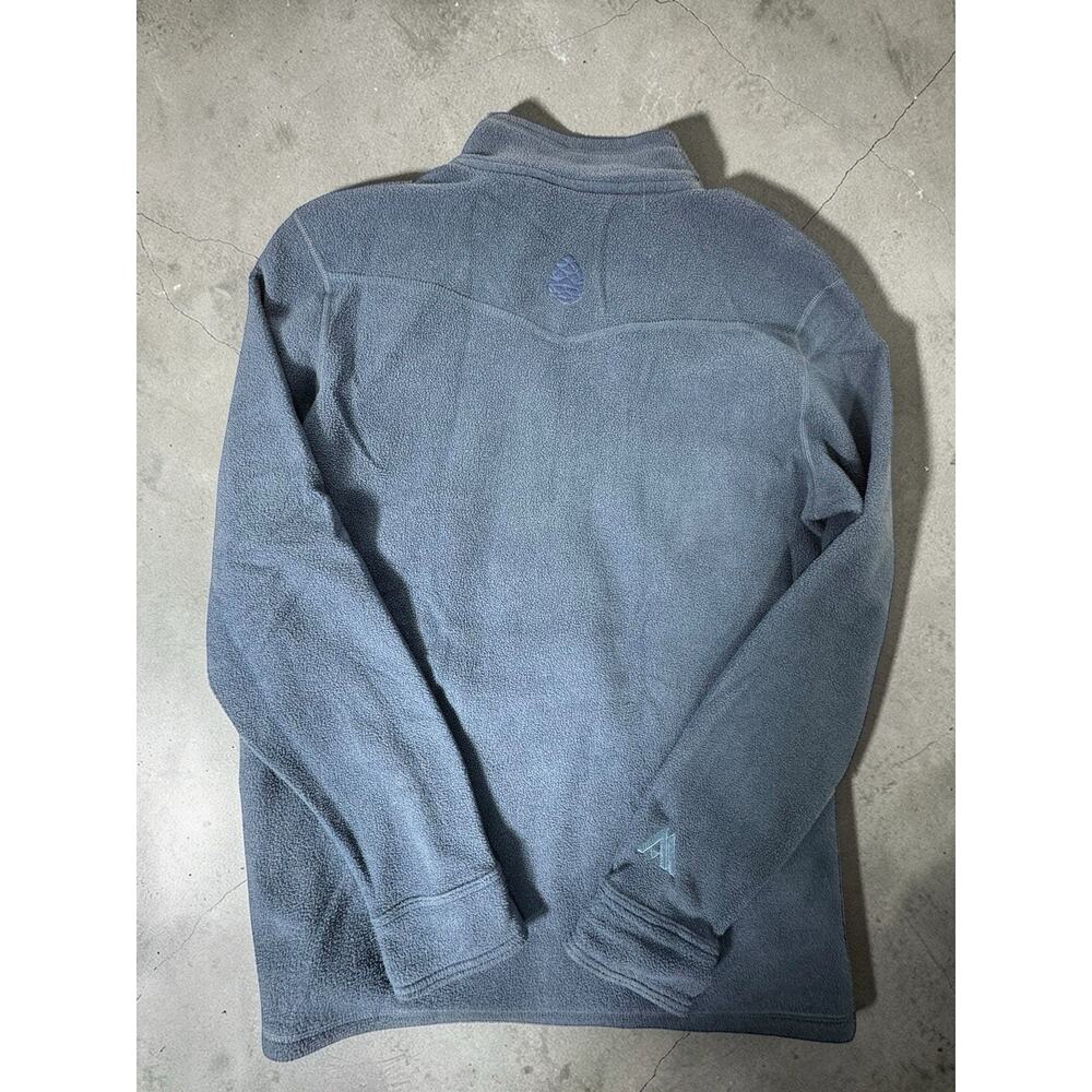 Stio Womens Fleece Quarter Zip Pullover Size Large Blue Outdoor Sweater - Picture 4 of 7
